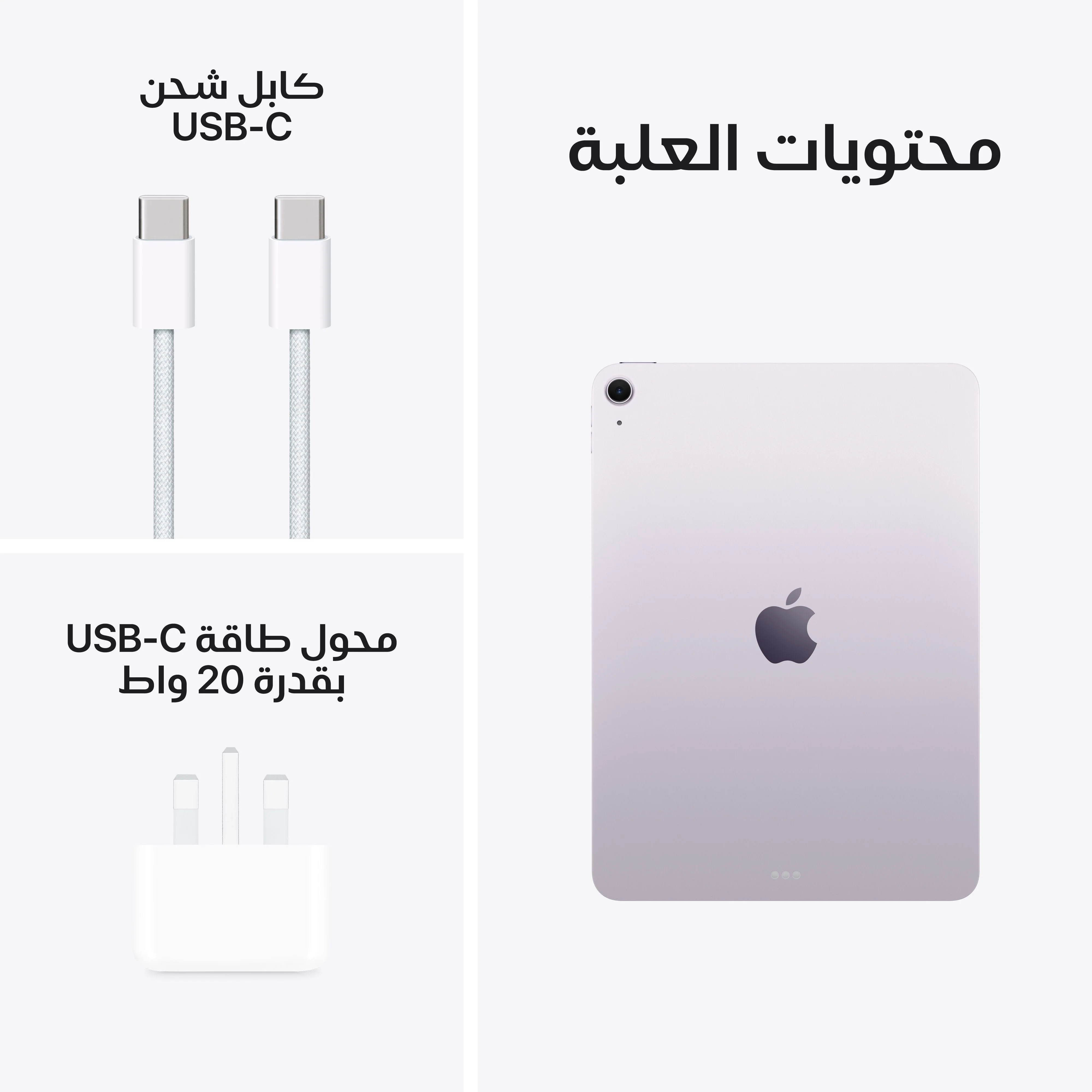 آيباد إير 11 بوصة واي فاي 256 جيجابايت - ليلكي (M3) - Image 10