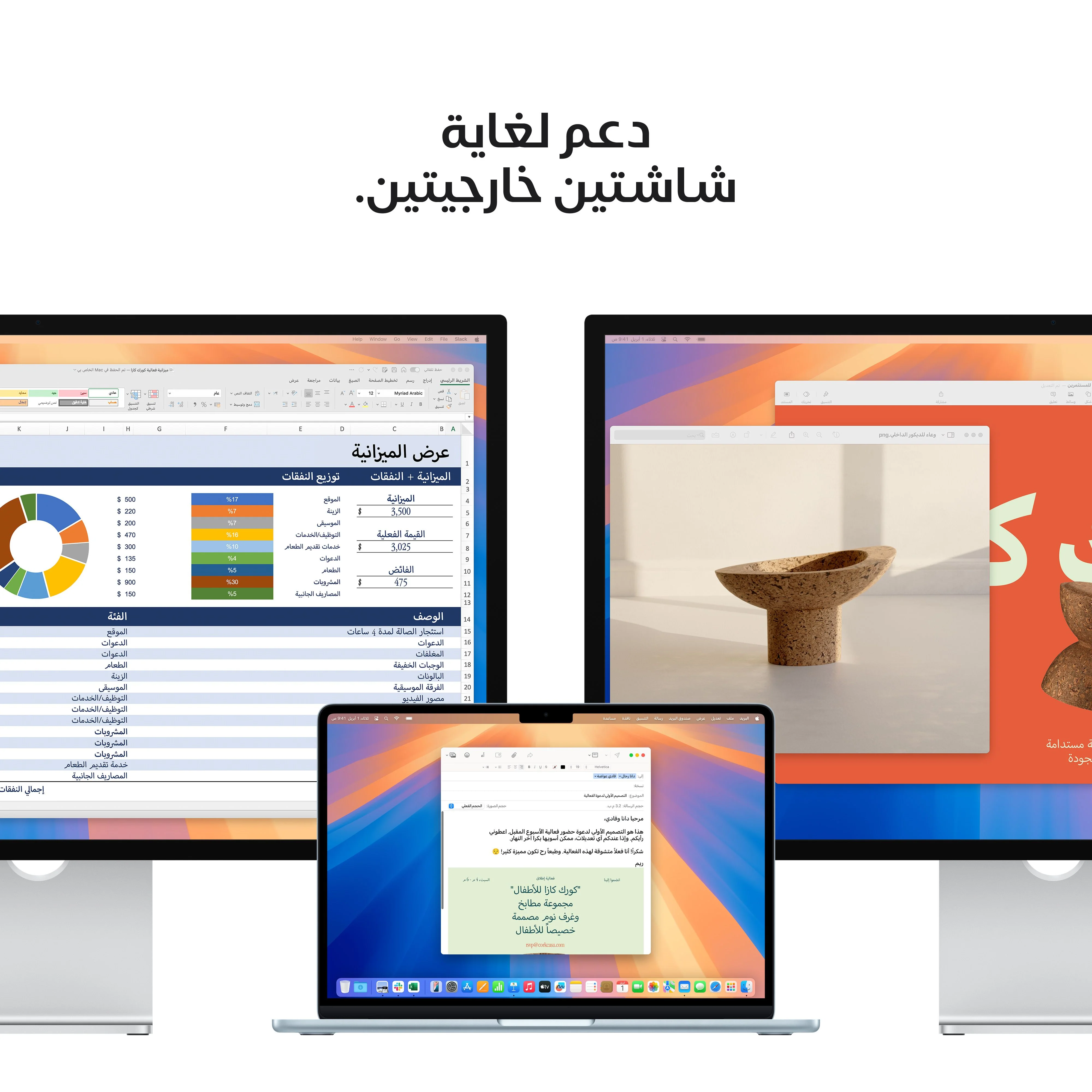 13-inch MacBook Air: Apple M4 chip with 10-core CPU and 10-core GPU, 512GB SSD - ضوء النجوم - Image 9