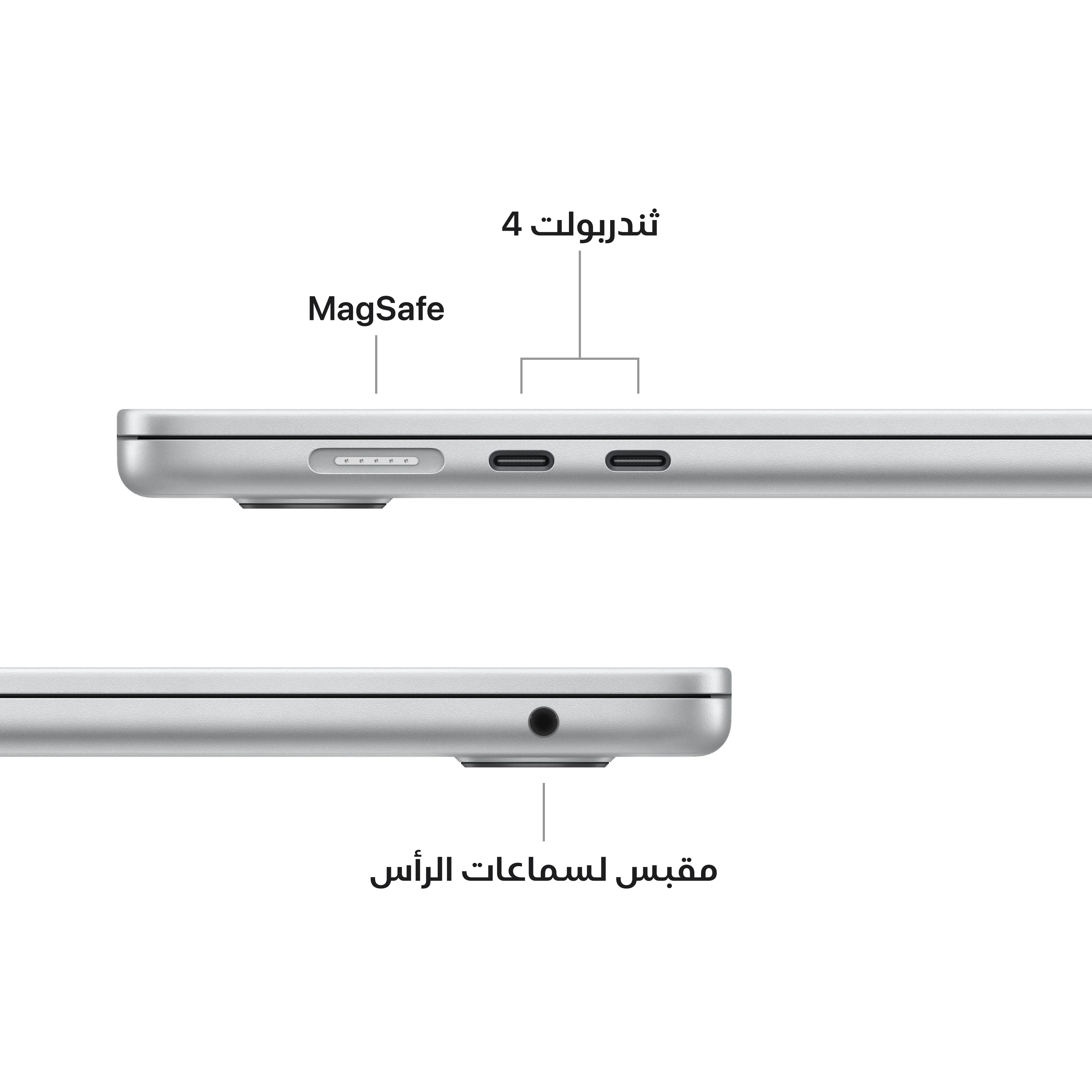 15-inch MacBook Air: Apple M4 chip with 10-core CPU and 10-core GPU, 512GB SSD - فضي - Image 7