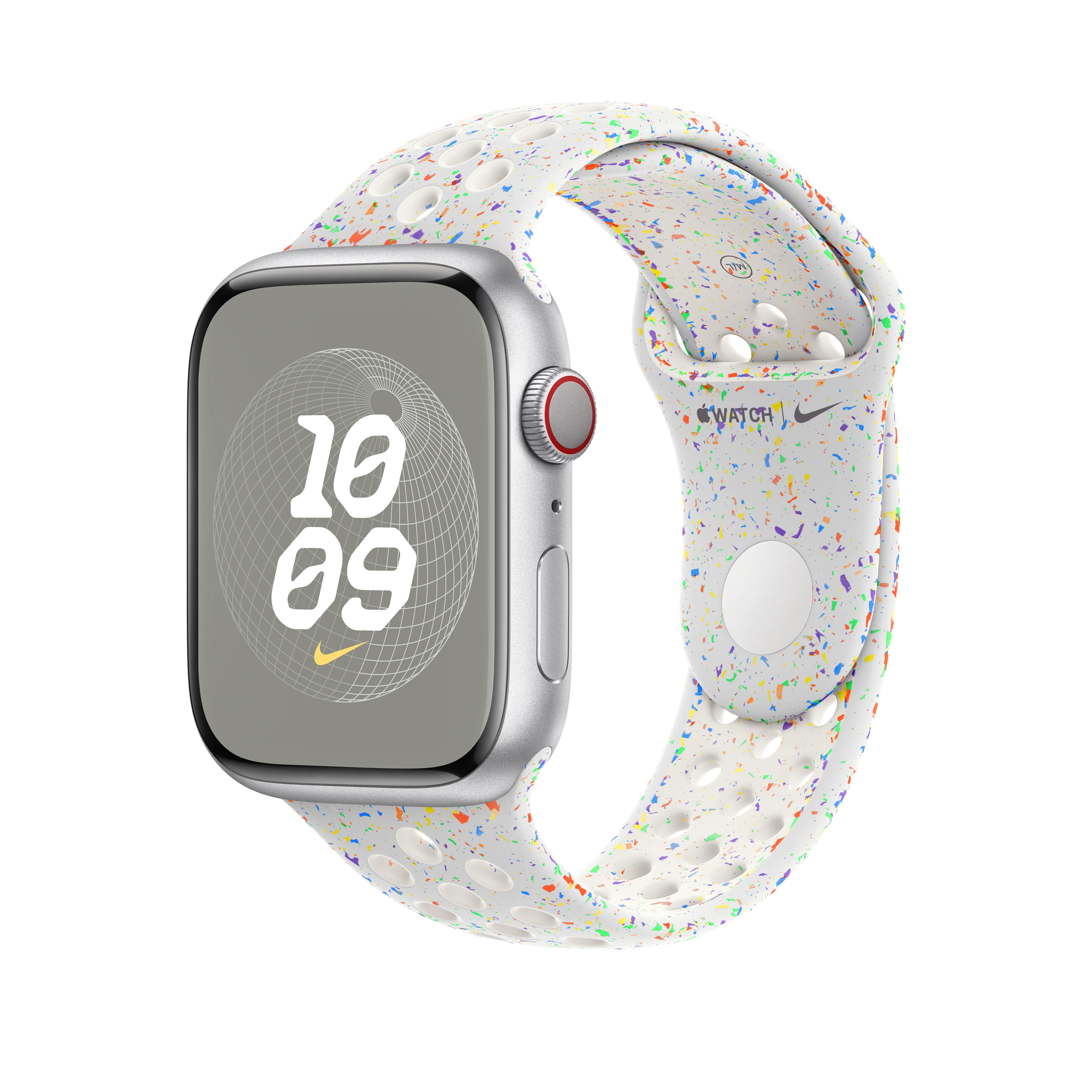 45mm Pure Platinum Nike Sport Band - S/M - Image 2