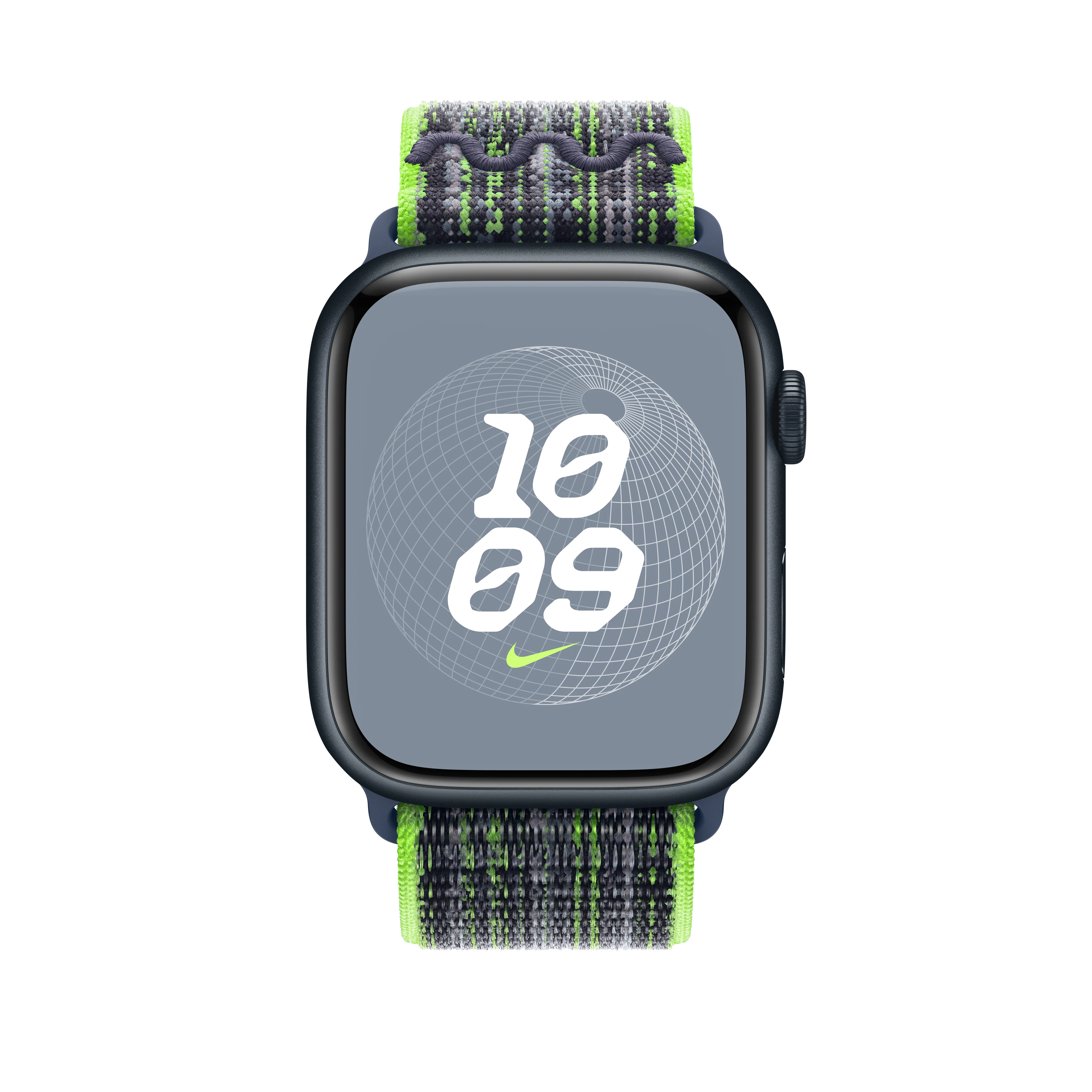 45mm Bright Green/Blue Nike Sport Loop - Image 3