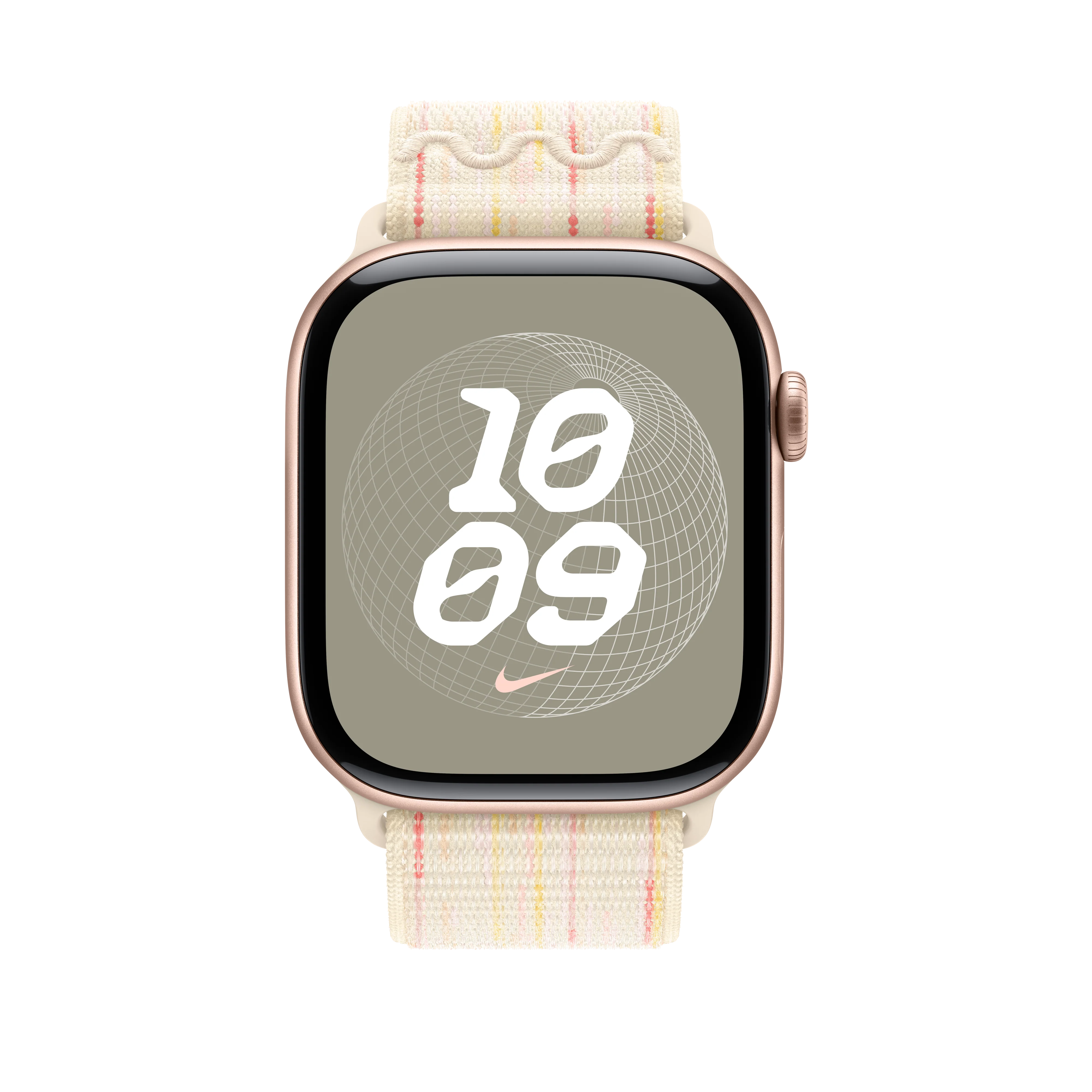 46mm Starlight/Pink Nike Sport Loop - Image 3