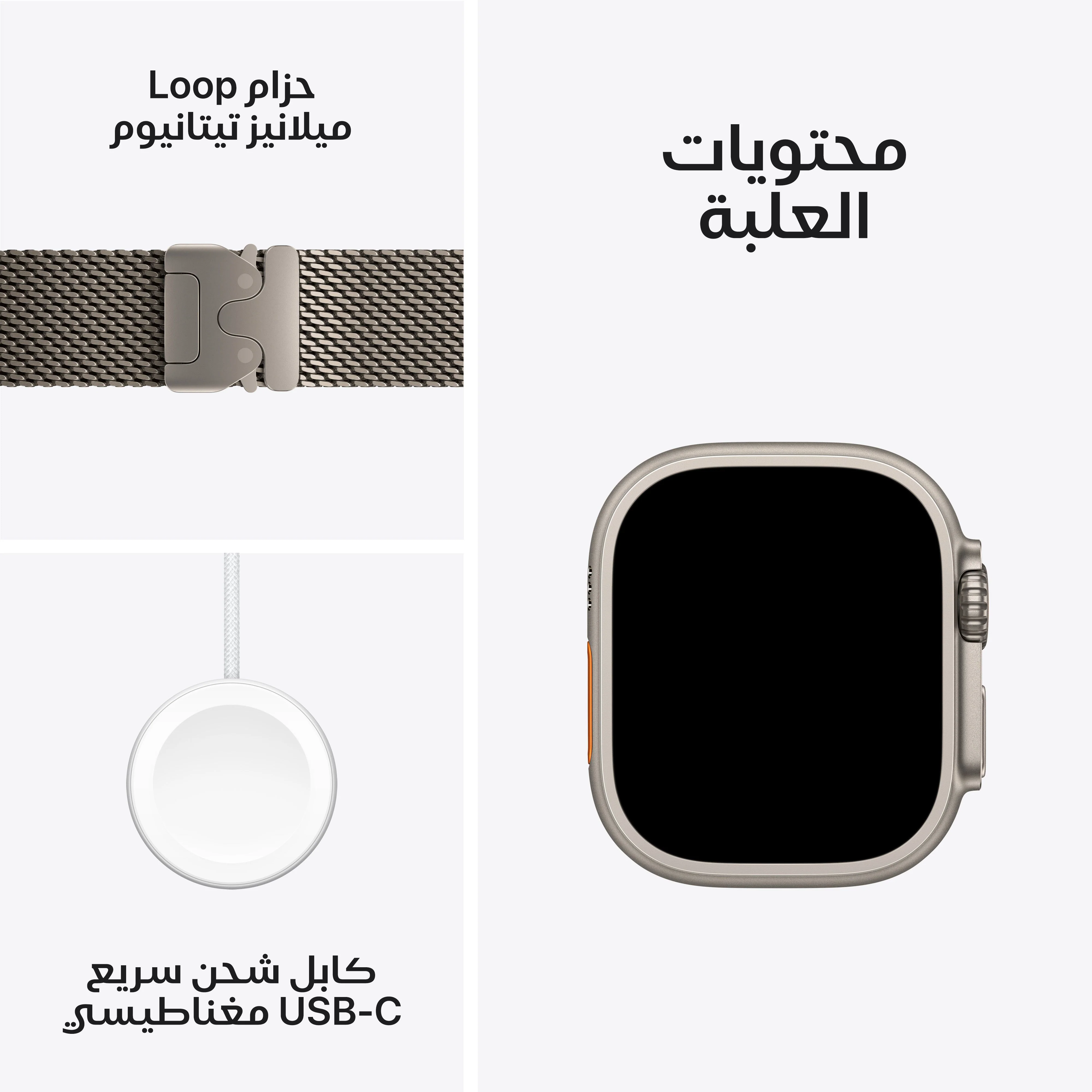 Apple Watch Ultra 2 GPS + Cellular 49mm Natural Titanium Case with Natural Titanium Milanese Loop - Large - Image 9