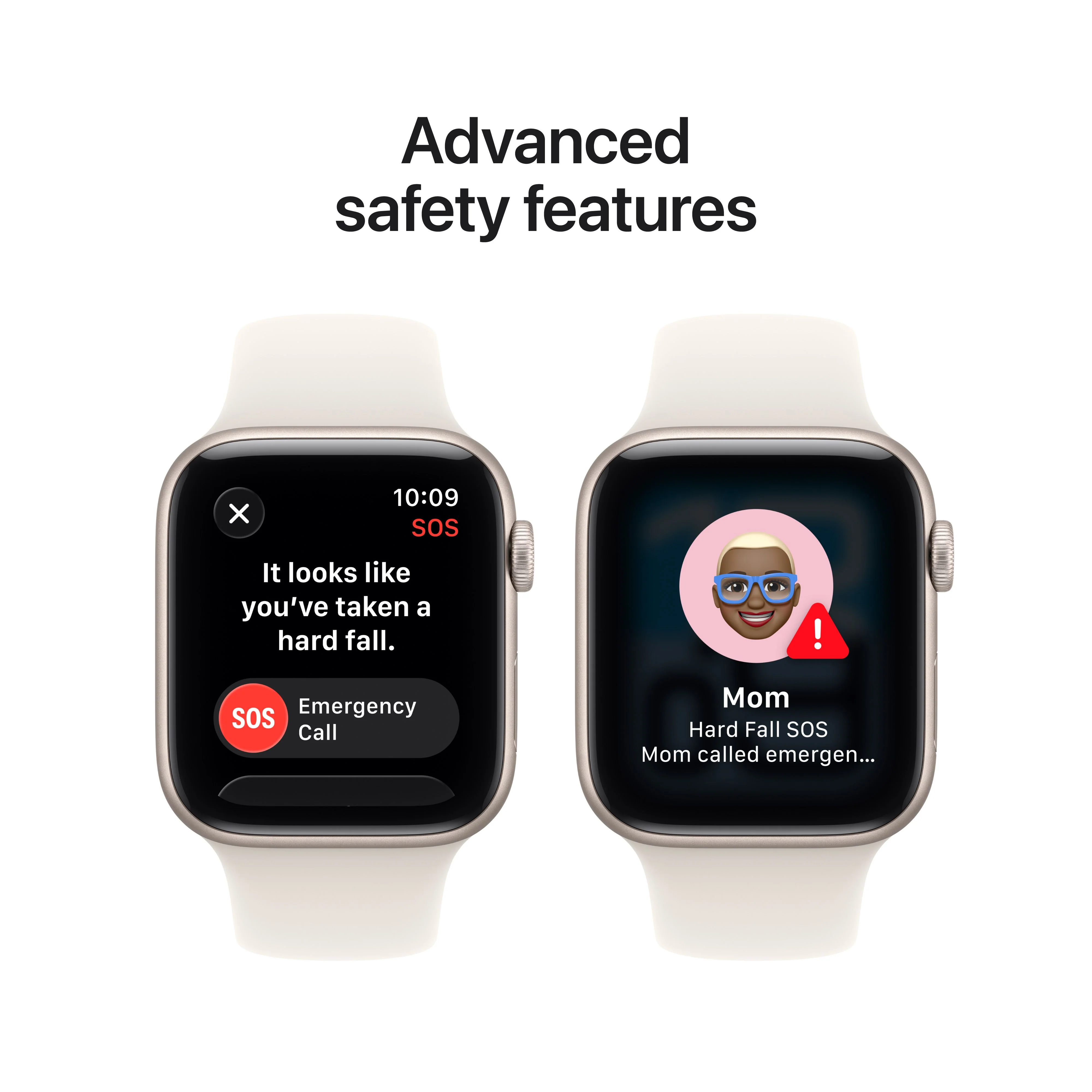 ‏‏Apple Watch SE 3 موديل ‏‏‏GPS‏ إطار ألومنيوم مقاس 44 مم بلون ضوء النجوم مع حزام رياضي بلون ضوء النجوم - مقاس صغير/متوسط - Image 7