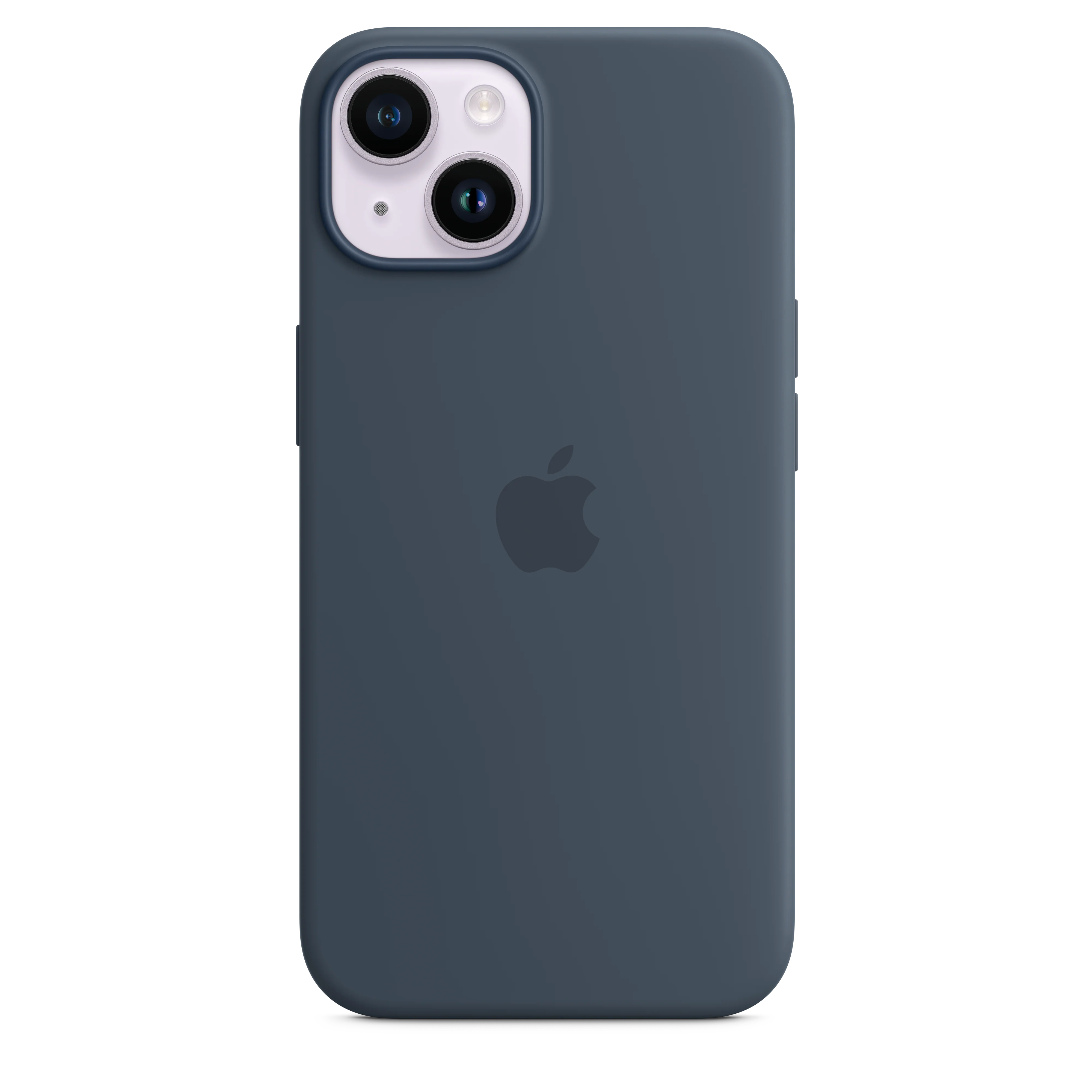 iPhone 14 Silicone Case with MagSafe - Storm Blue - Image 2