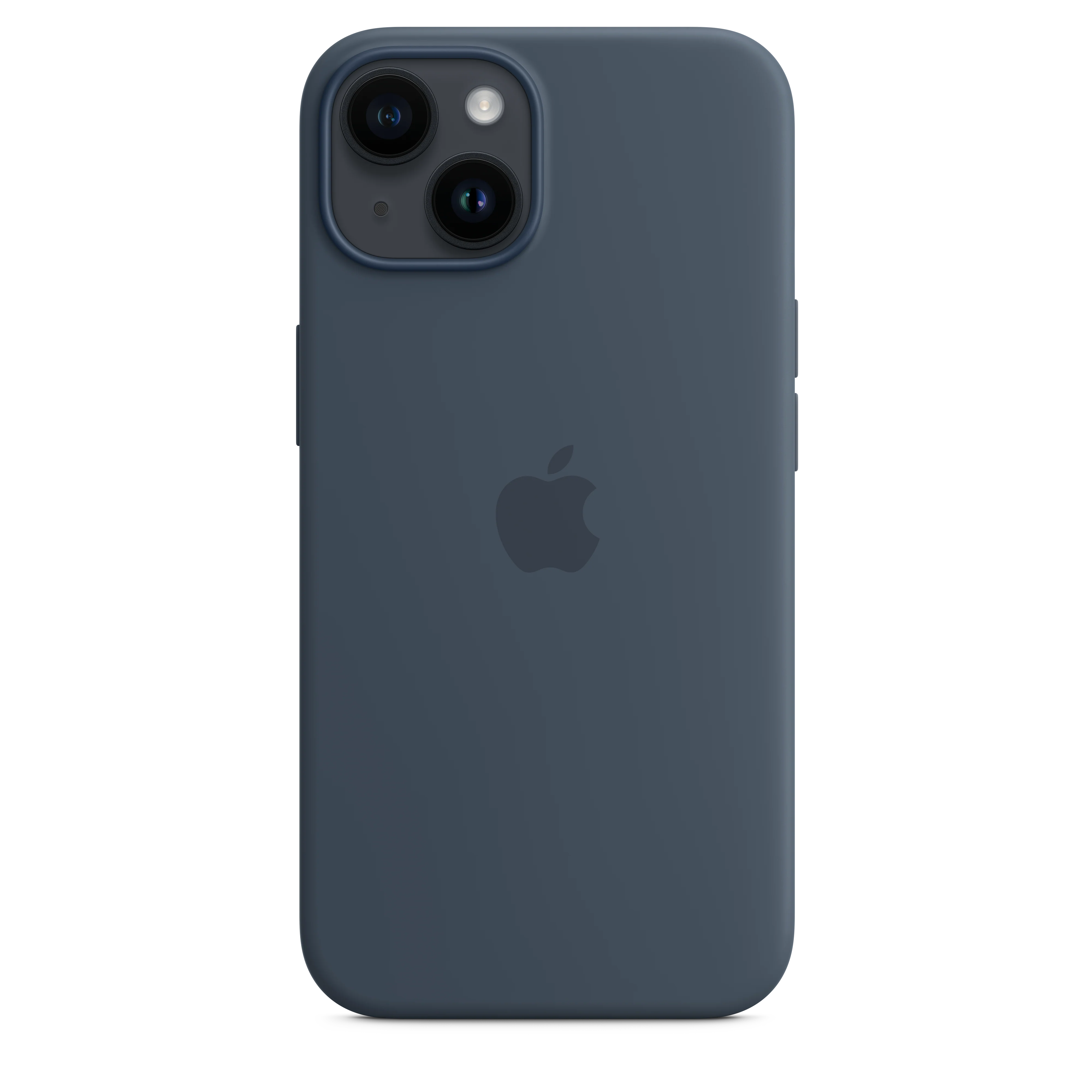 iPhone 14 Silicone Case with MagSafe - Storm Blue - Image 3