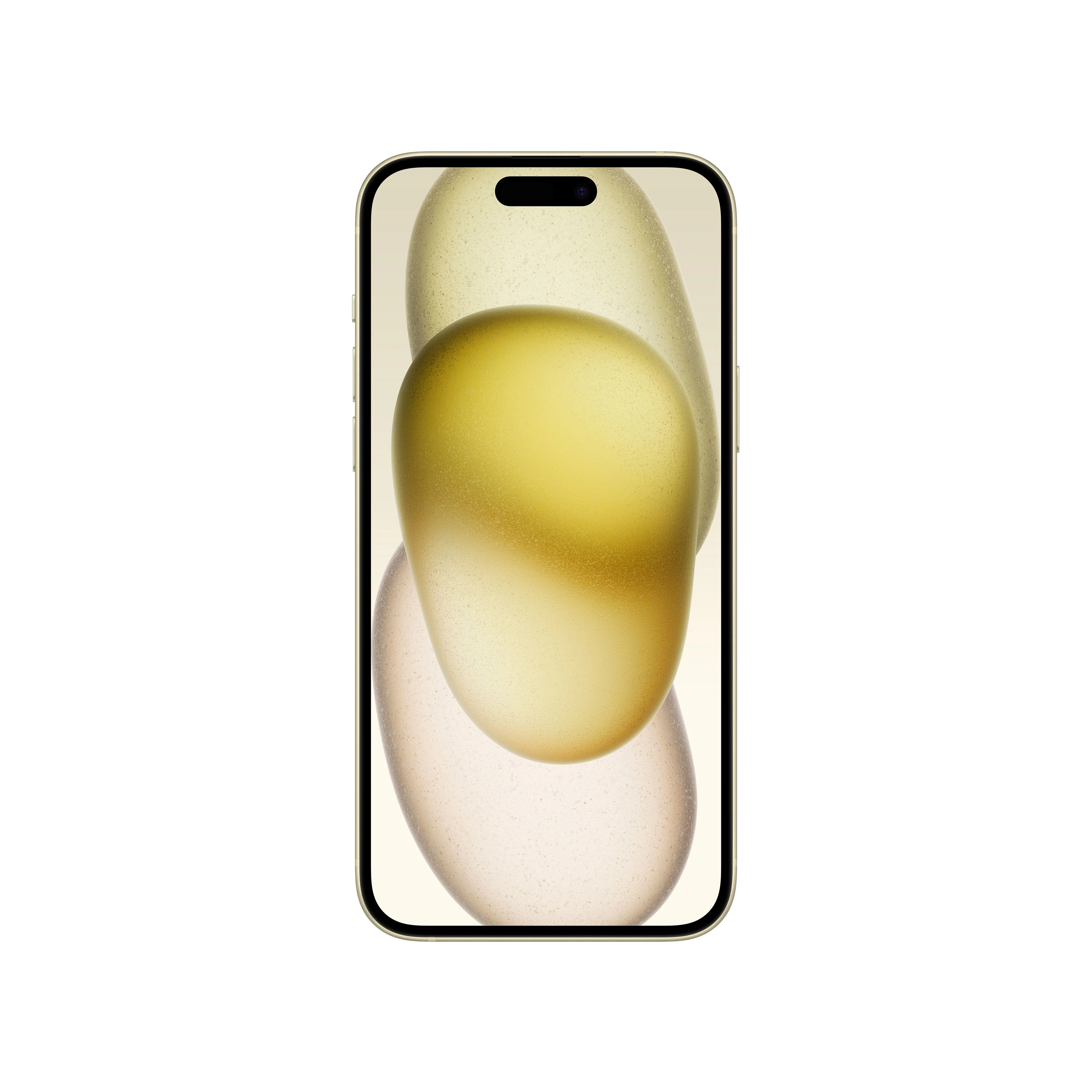 iPhone 15 من Apple (سعة تخزين 512GB) - أصفر - Image 2