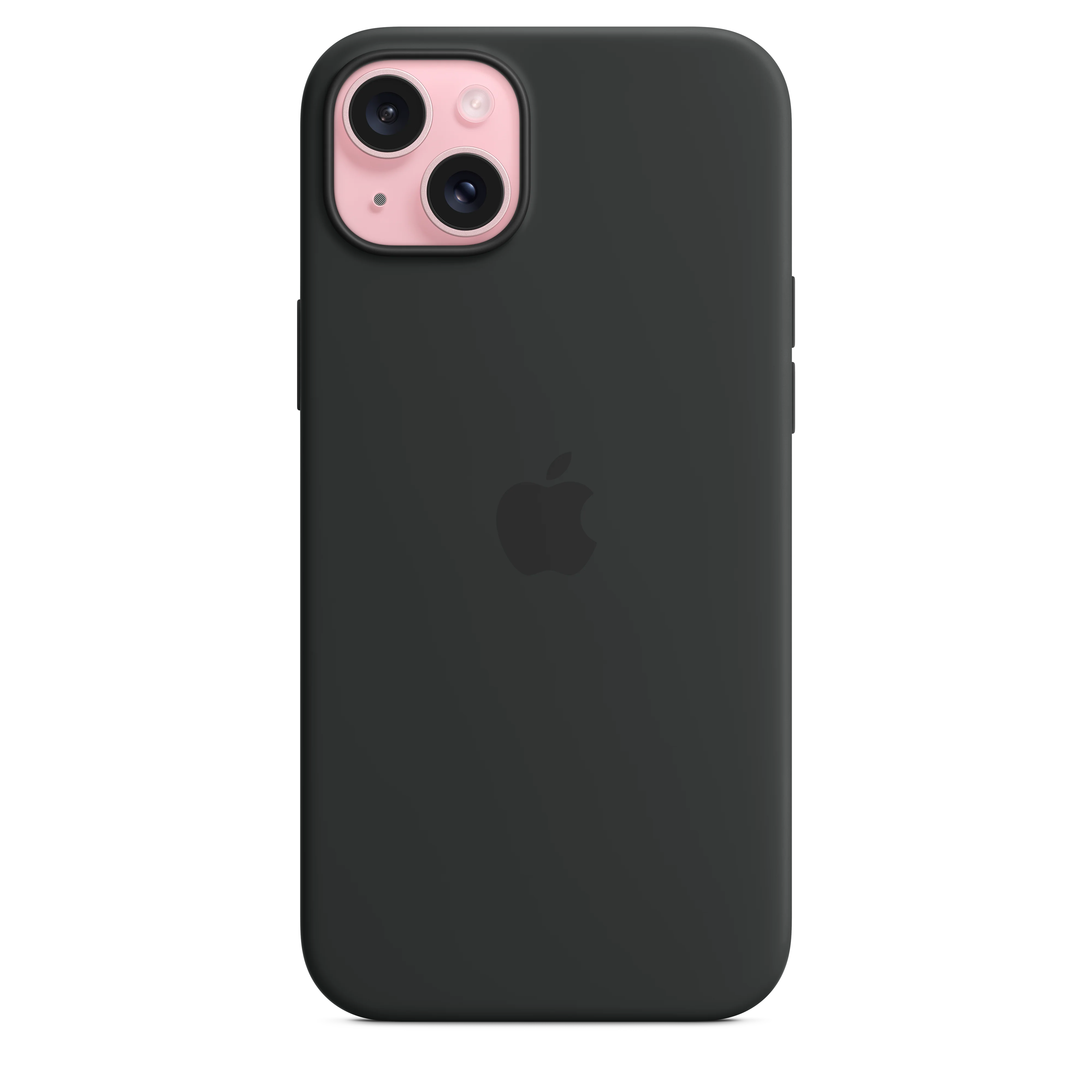 iPhone 15 Plus Silicone Case with MagSafe - Black - Image 2