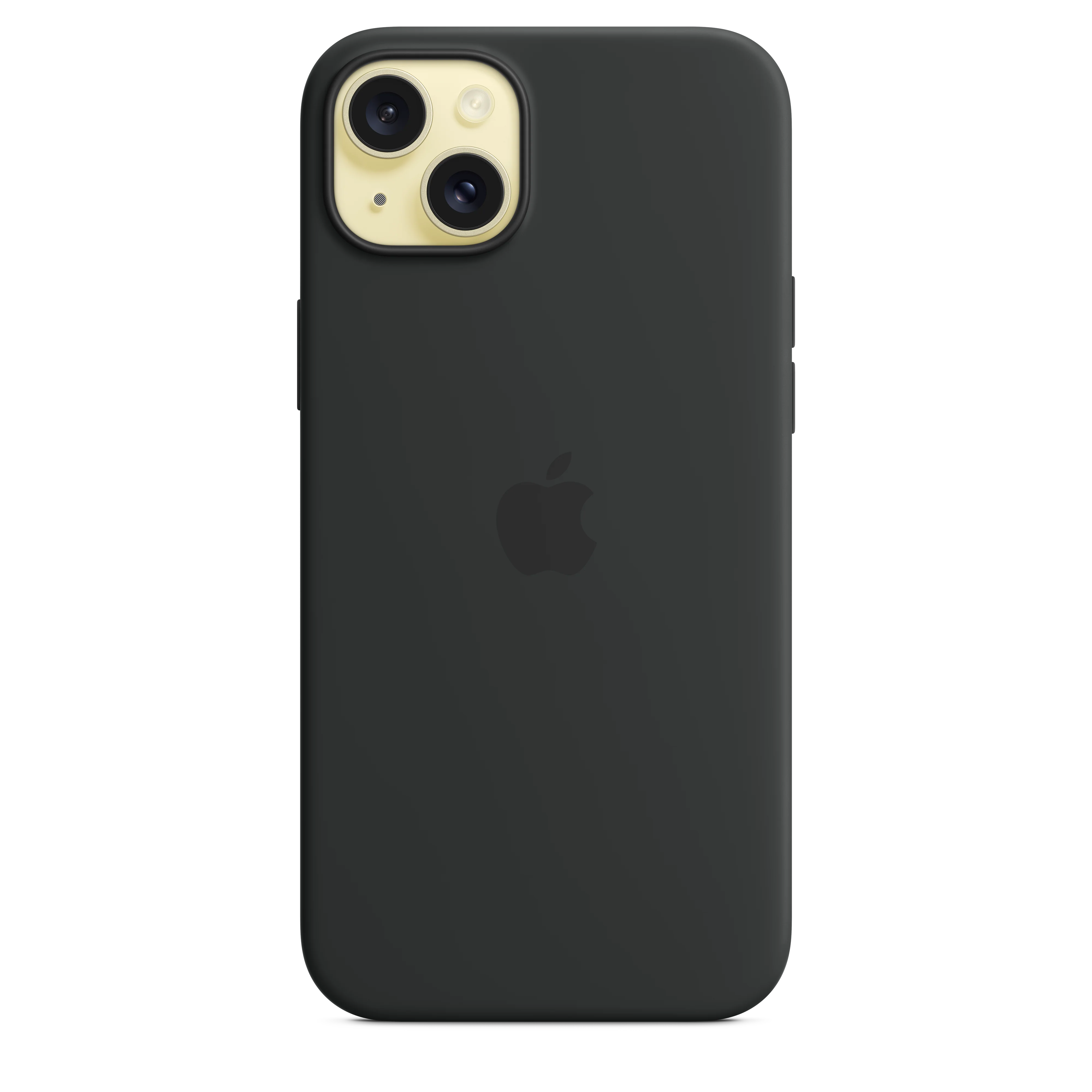 iPhone 15 Plus Silicone Case with MagSafe - Black - Image 3