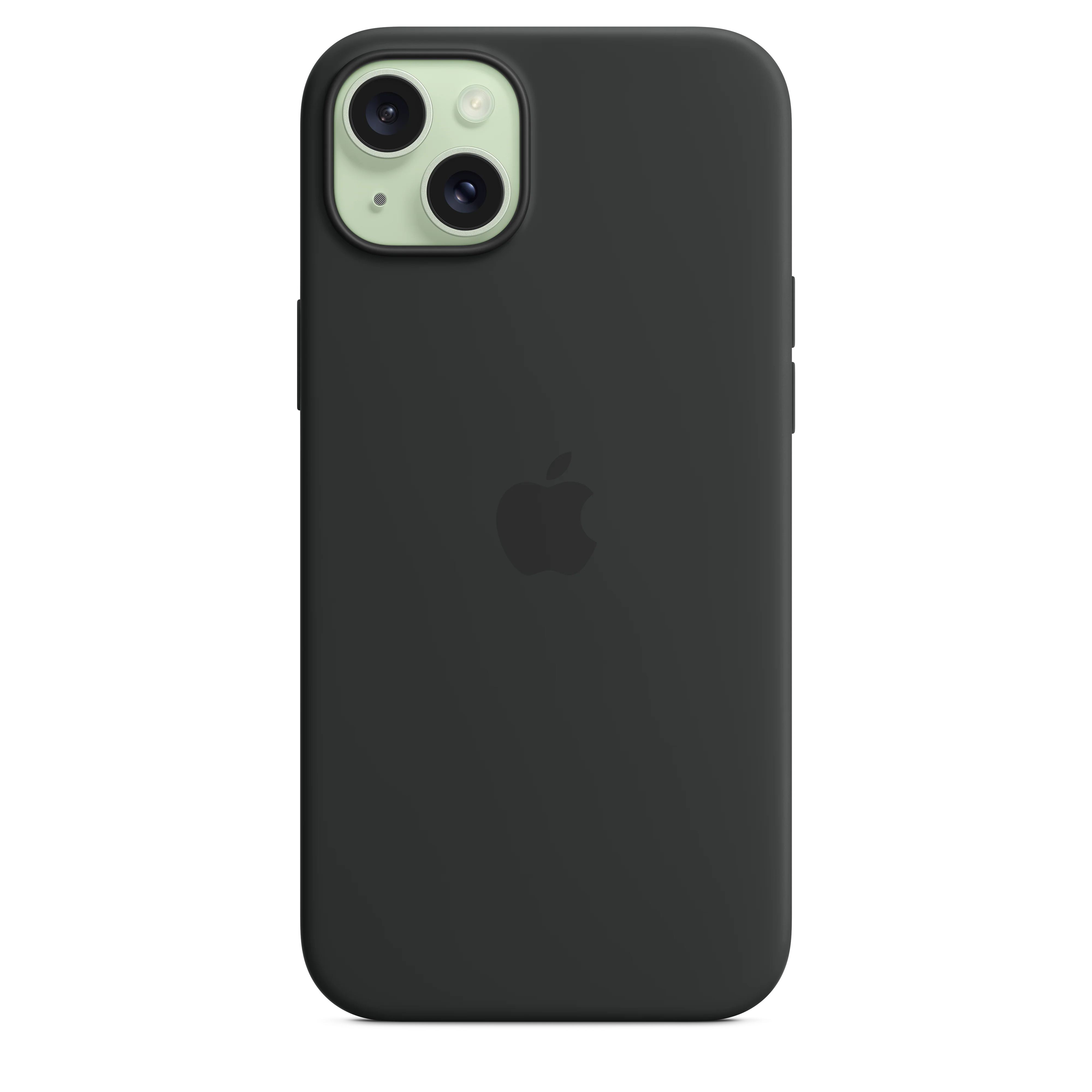 iPhone 15 Plus Silicone Case with MagSafe - Black - Image 4