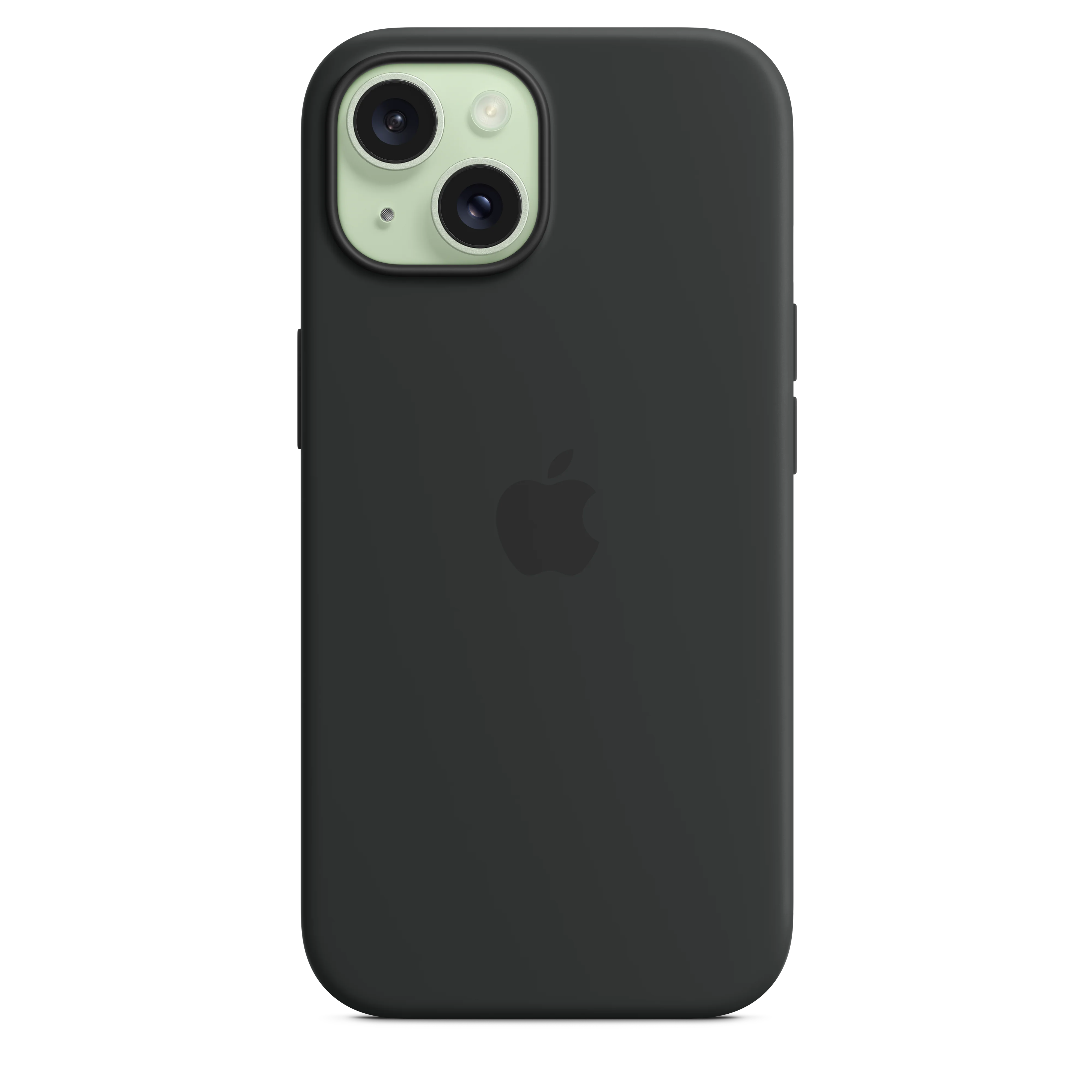 iPhone 15 Silicone Case with MagSafe - Black - Image 4