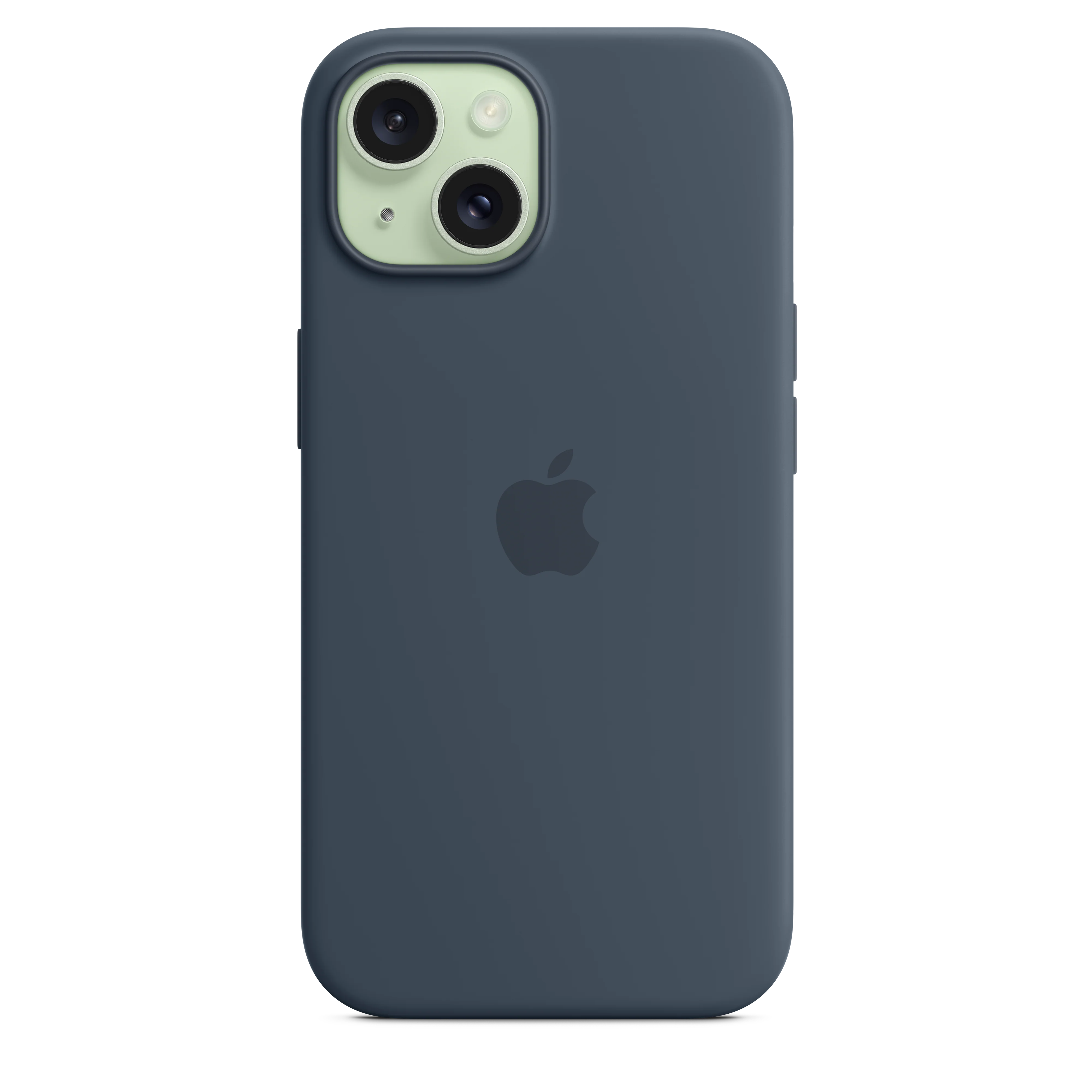 iPhone 15 Silicone Case with MagSafe - Storm Blue - Image 4