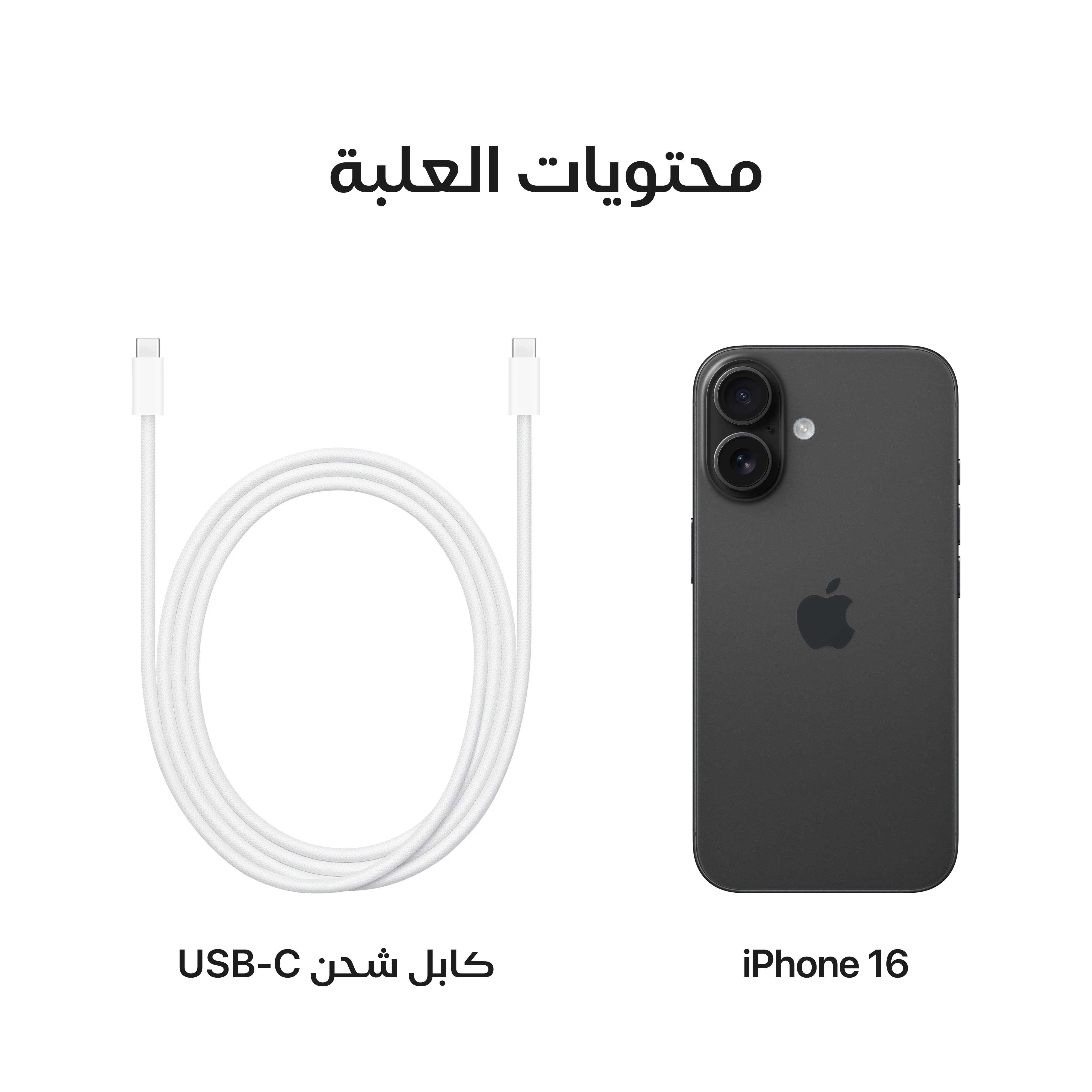 iPhone 16 من Apple (سعة تخزين 256GB) - أسود - Image 9
