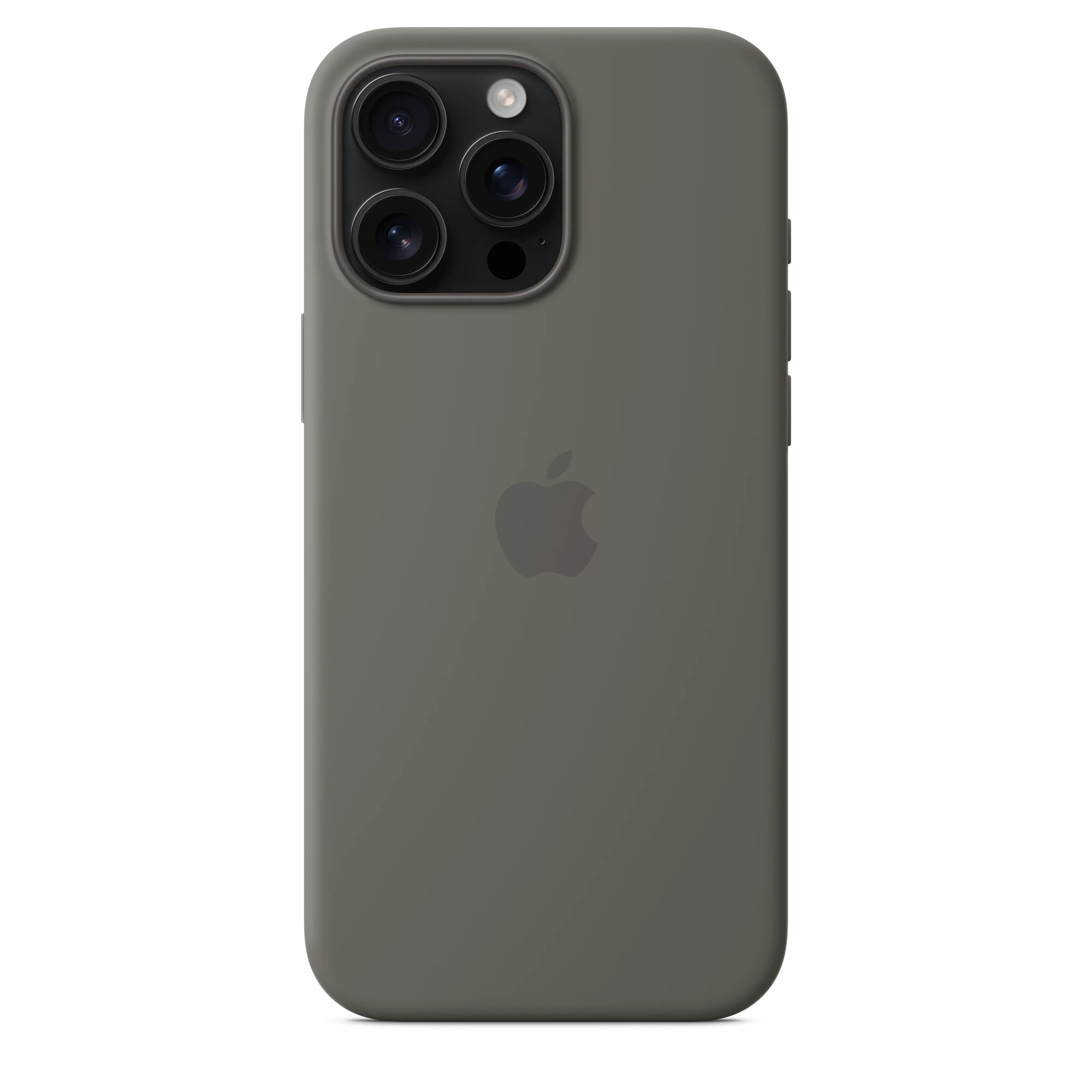 غطاء سيليكون لجهاز iPhone 16 Pro Max مع MagSafe - رمادي حجري - Image 4