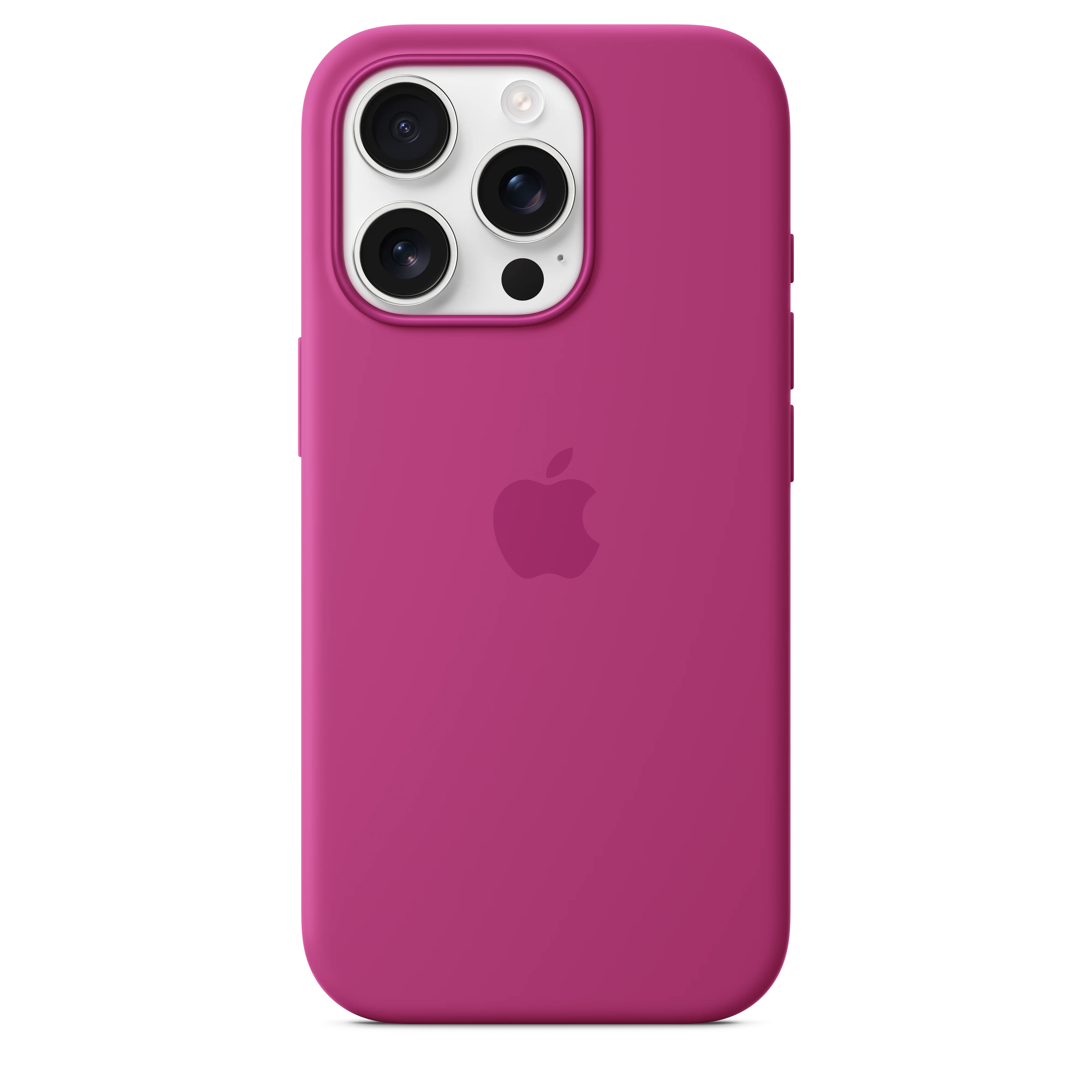 iPhone 16 Pro Silicone Case with MagSafe - Fuchsia - Image 3