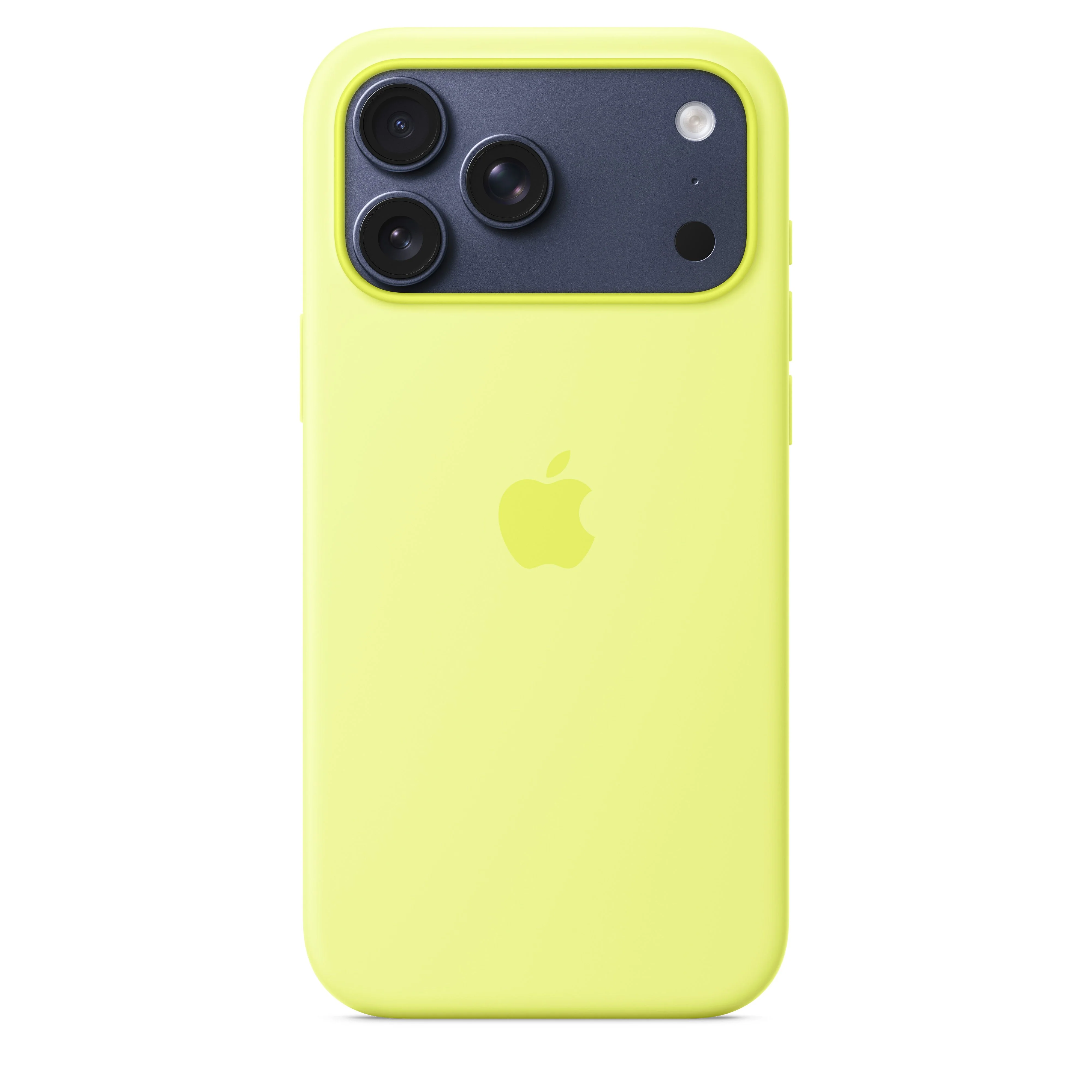 حافظة iPhone 17 Pro Max من السيليكون مع MagSafe - أصفر نيون - Image 3
