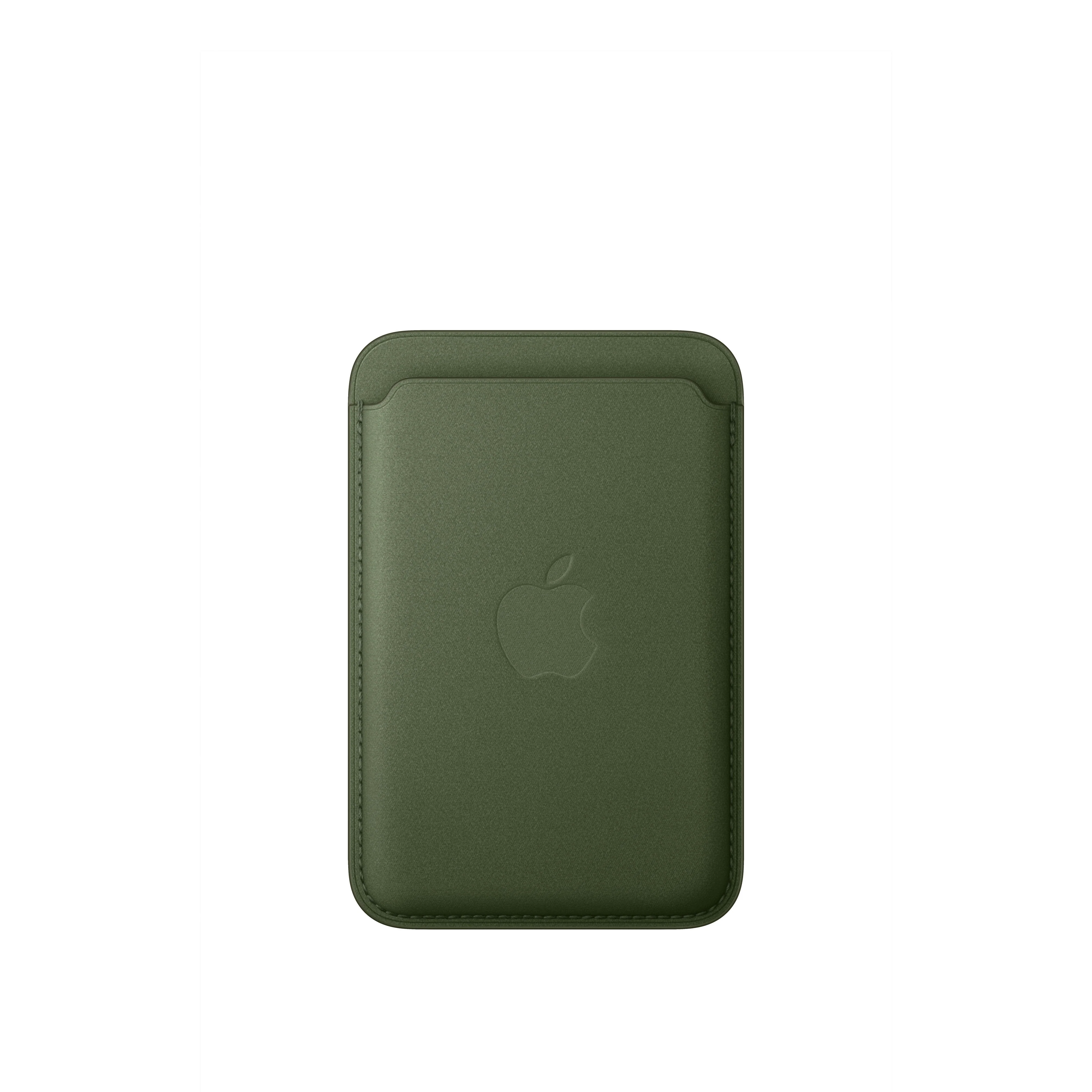 محفظة iPhone من نسيج محبوك مع MagSafe - أخضر مائي داكن